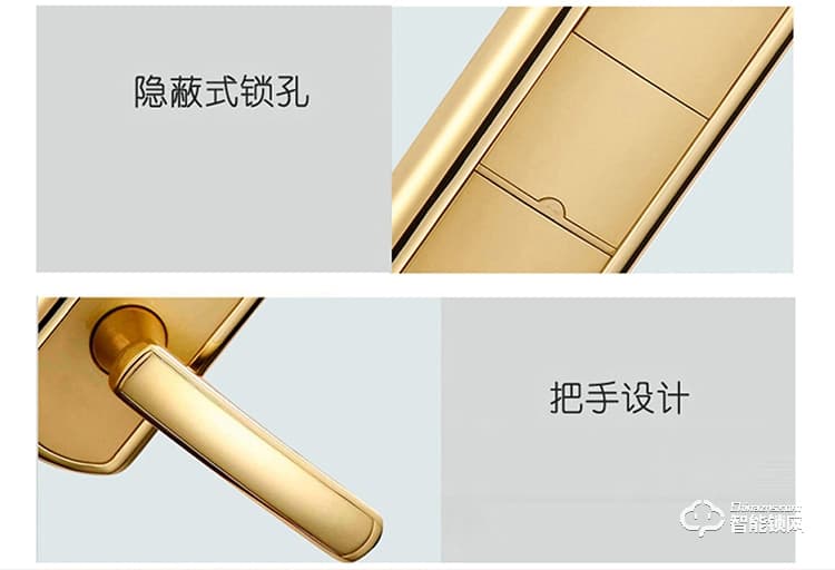 居顶指纹锁 公寓智能电子锁感应锁木门锁