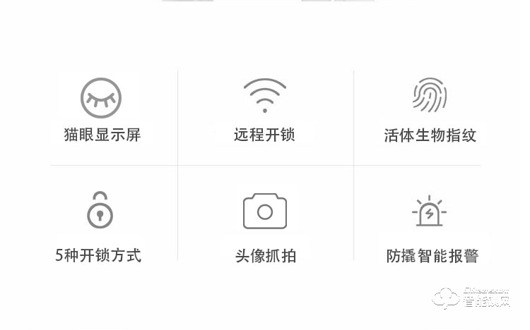 九科智能锁 沅江二号家用电子感应锁